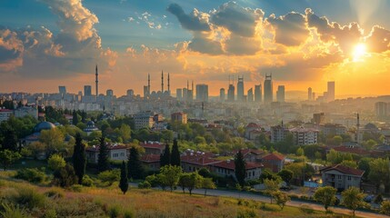 Ankara skyline, Turkey, capital city view