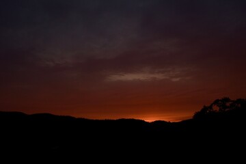 time lapse sunset