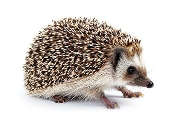 Obraz premium A small hedge sitting on a white surface, perfect for adding a touch of greenery to any design project