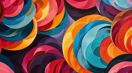 bold and colorful abstract patterns wallpaper with organic and fluid shapes