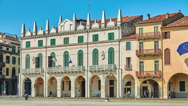 Circle Unified Army. Building of Prato della Valle, Padova, Italy