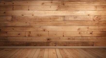 Rustic wooden wall and floor background