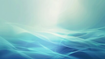 Obraz premium simple background blue and mint with smooth gradient 