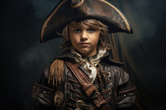 Young Pirate in Costume