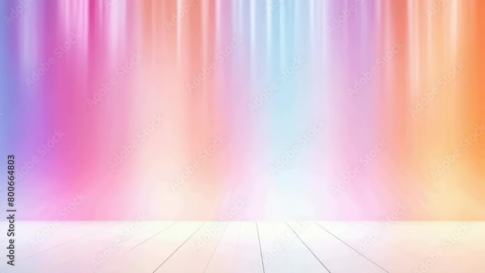 Poster a colorful, multi-colored background with a white line running through it