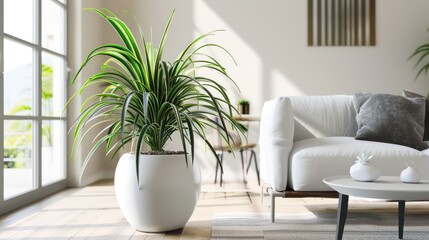 interior purifying plants in nice interiors