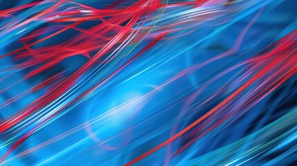 abstract design of a background with blue and red lines