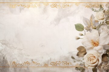 Elegant floral background with vintage style