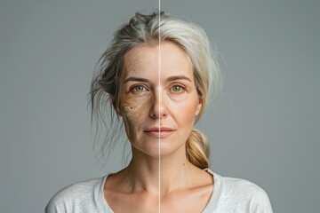 Treatment and visual guidance on aging skincare by keeper: exploring effects, health, wellness traditions, and stage comparison in the journey.