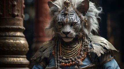 Mystical Tiger Deity
