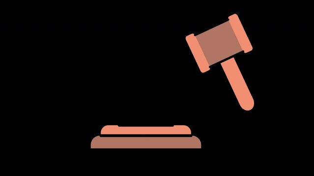 auction animation with looping , 4k resolution, and Alpha Channel
