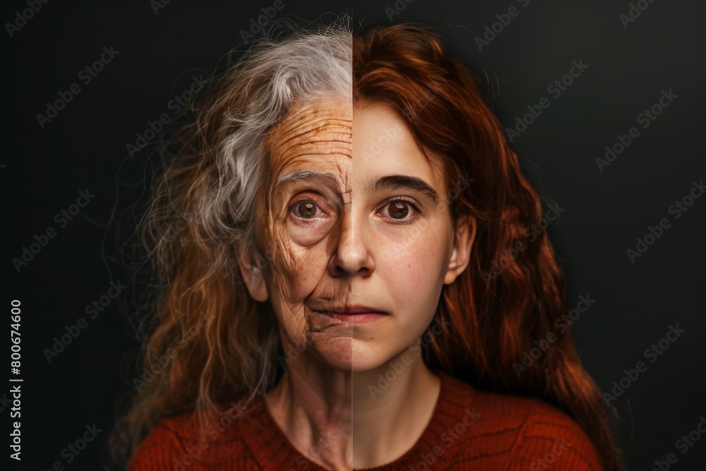 Poster before after wrinkles and skincare discussions in less wrinkle settings feature facial halves and ag