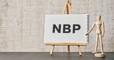 There is notebook with the word NBP. It is an abbreviation for Net biome production  as...