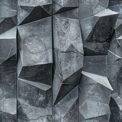 raw gray dense faceted texture