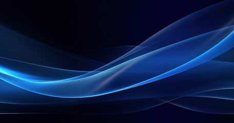 serene blue curves wallpaper