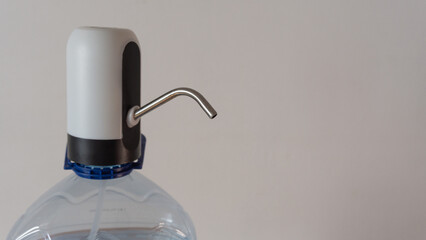 Manual Water Dispenser on Bottle