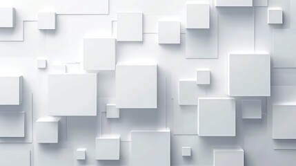 square shapes, dynamic composition. Smooth gradients. subtle white