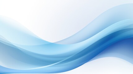 abstract gentle blue waves design