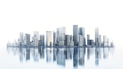 Fototapeta na wymiar urban skyline and modern cityscape towering skyscrapers