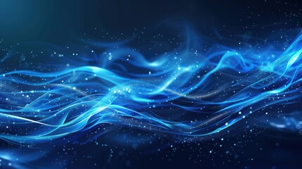 celestial blue smooth lines background