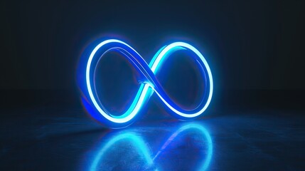 illustration Neon symbol loop