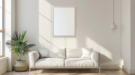 blame frame for mockup, frame hanging on a wall, beautiful, white space in frame, do not block frame