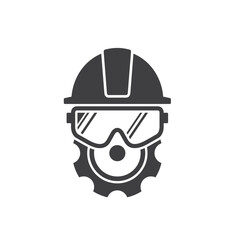 illustration of engineer, engineer icon, vector art.