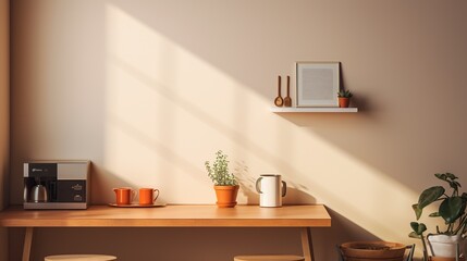 Morning Routine: The man drinks coffee in a stylish, minimalist kitchen, emphasizing the simplicity of everyday moments. --ar 16:9 Job ID: fd52c5fa-426b-4b88-8021-08275b331cea