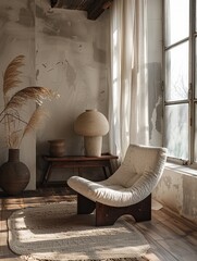  beautiful interior in minimal style