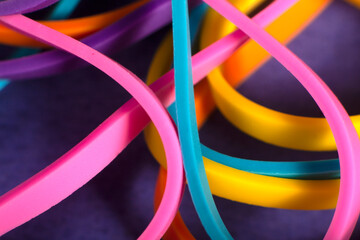 colorful elastics