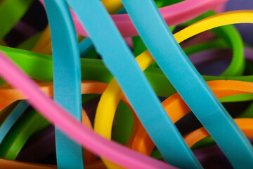 colorful elastics