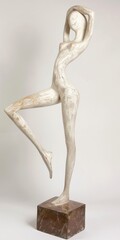 girl abstract art figurine