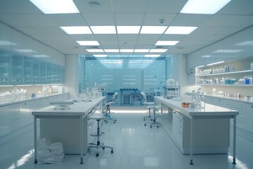 a scientific lab with scientists