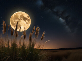 Mid-Autumn Harvest Moon Moon viewing