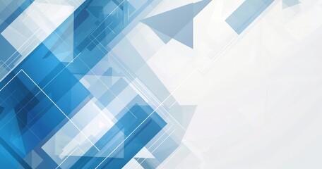 modern blue geometric transparency background