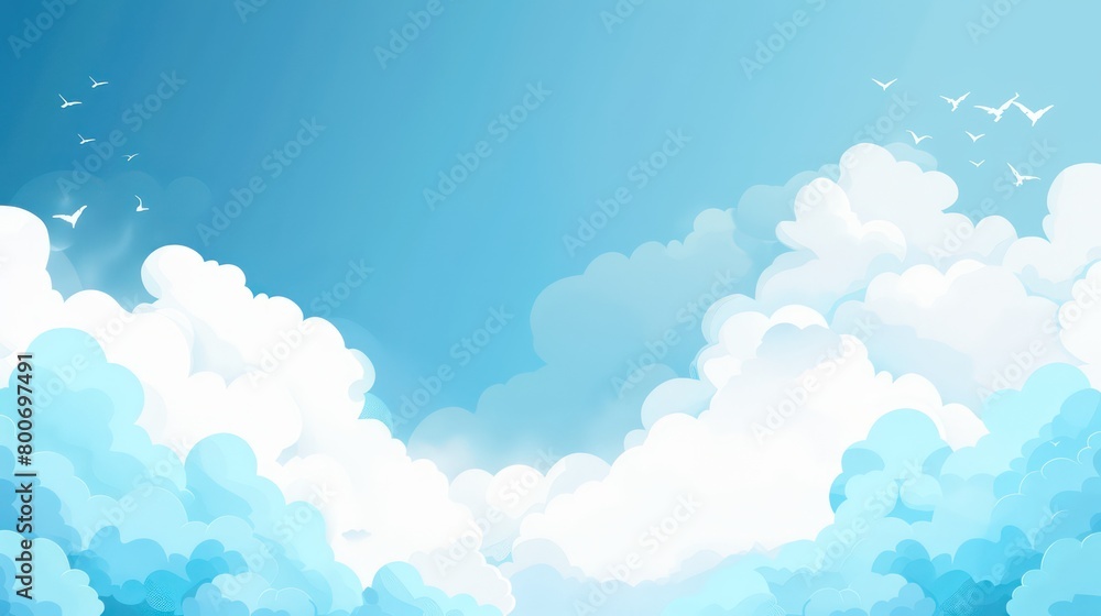 Canvas Prints cloud data website background, light blue, use of bright colors