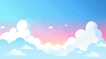 Fototapeta premium cloud data website background, light blue, use of bright colors