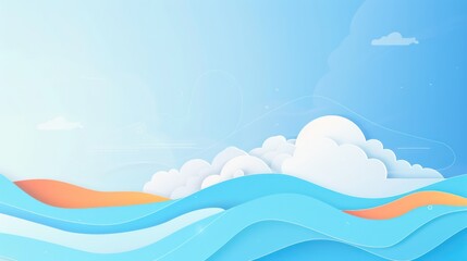 cloud data website background, light blue, use of bright colors