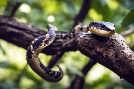 'northern snake tree nerodia sipedon water climbing wildlife reptile amphibian nature wild viper scale slither'