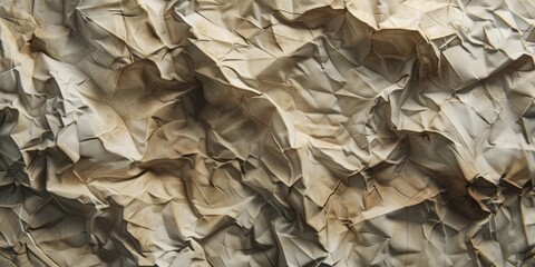 Paper displaying abundant folds and creases. Vintage and well-used material imbued with history