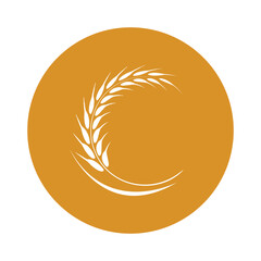 wheat logo vector