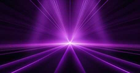 dynamic purple laser lights on dark grid