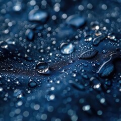 water droplets, light navy and silver