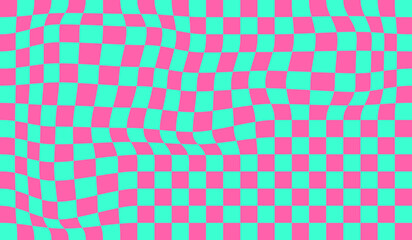 Groovy checkered lilac seamless pattern⁠