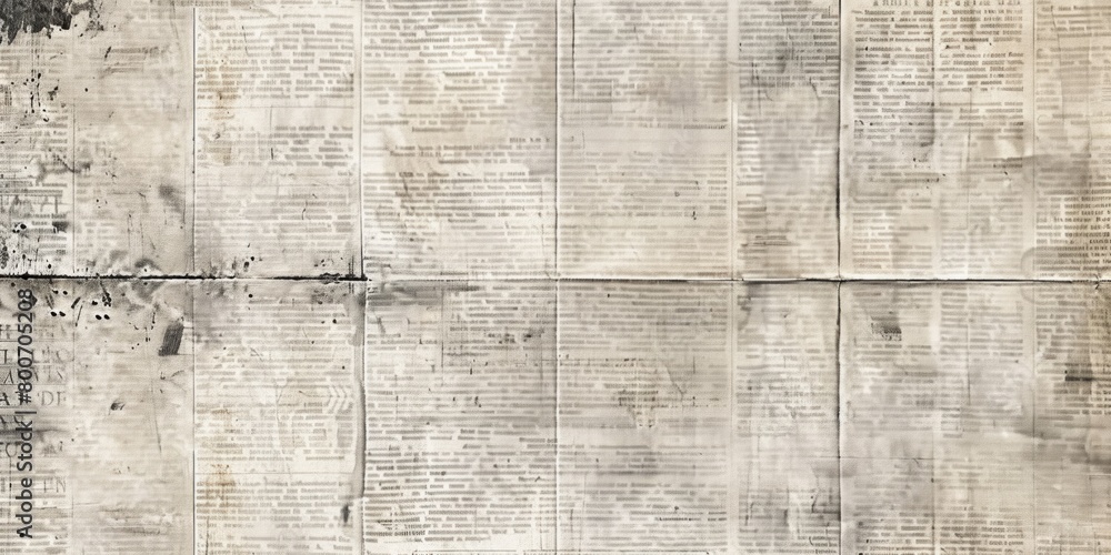 Poster newspaper article featuring a plethora of written text. in-depth and informative textual presentatio