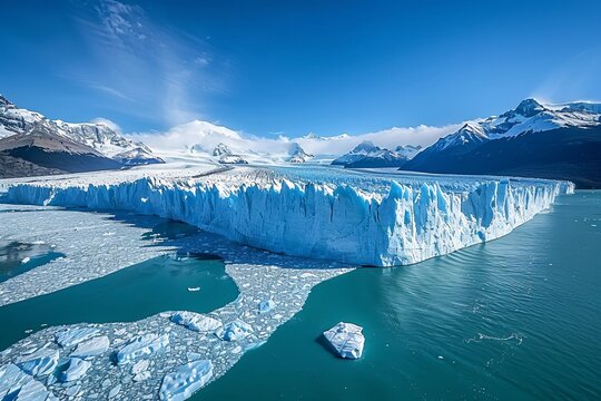 perito moreno style glaciar
