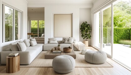 ✨Stylish Modern Interior Living Room Design with Morning Light and Trendy Model✨