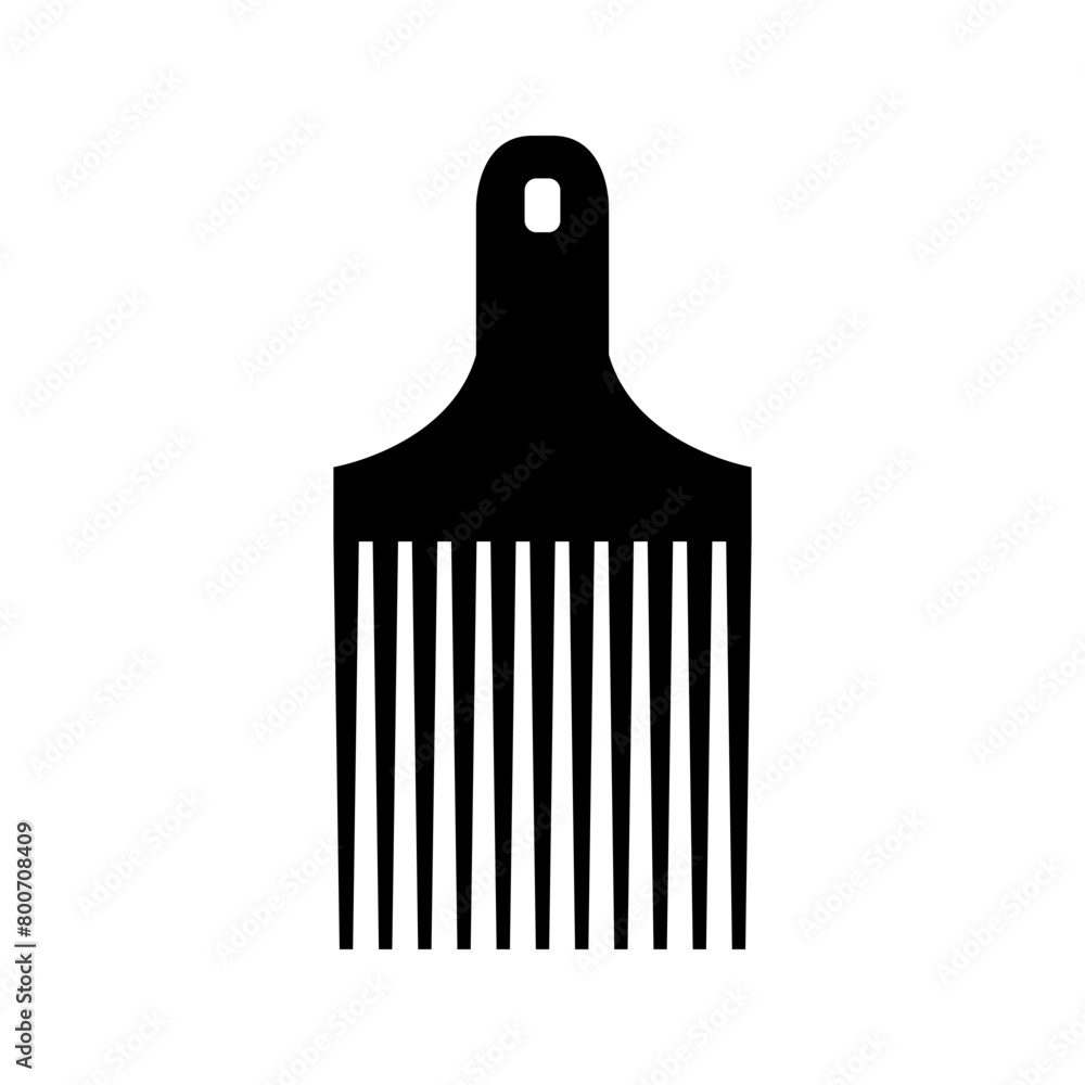 Poster afro comb