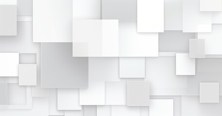 modern white geometric 3d background