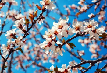 'sky Blossoming branches blue background Pattern Abstract Flower Texture Summer Nature Tree Spring Light Leaf White Floral Beauty Garden Green Black Japan Wallpaper Plant Park'